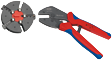 KNIPEX MultiCrimp® lisovacie kliešte s vymeniteľným zásobníkom