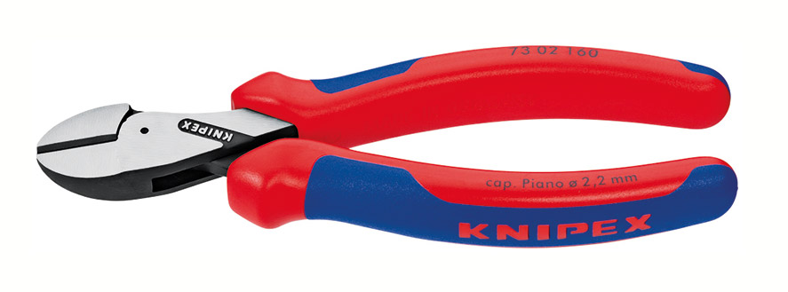 Pliers with blue and red handles have not been approved for work on electrical installations or work on live electrical equipment.